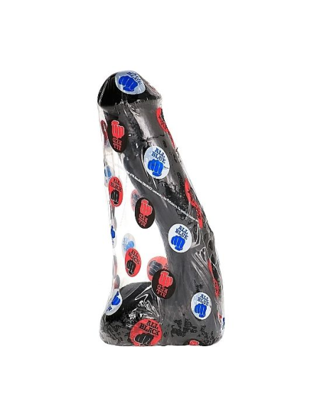 ALL BLACK - PENE REALÍSTICO ANAL 23 CM