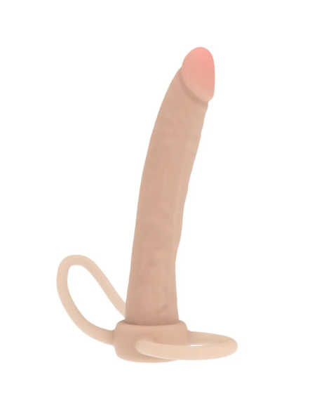 GET REAL - DOUBLE TROUBLE PENETRADOR ANAL SILICONA 16 CM