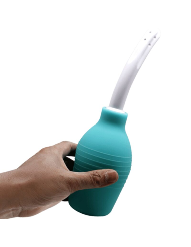 MR PLAY - PERA ANAL DUCHA DE GOMA AZUL