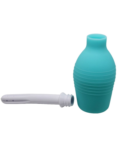 MR PLAY - PERA ANAL DUCHA DE GOMA AZUL