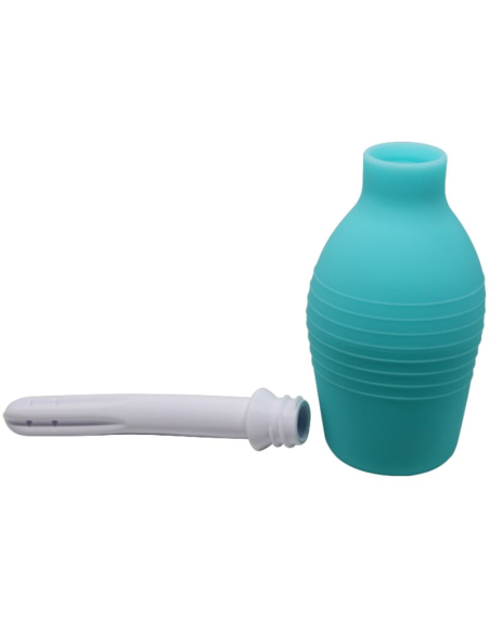 MR PLAY - PERA ANAL DUCHA DE GOMA AZUL