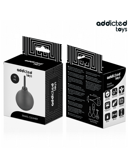 ADDICTED TOYS - LIMPIADOR ANAL DE VIAJE TALLA S 90 ML