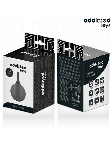 ADDICTED TOYS - LIMPIADOR ANAL DE VIAJE TALLA M 160 ML