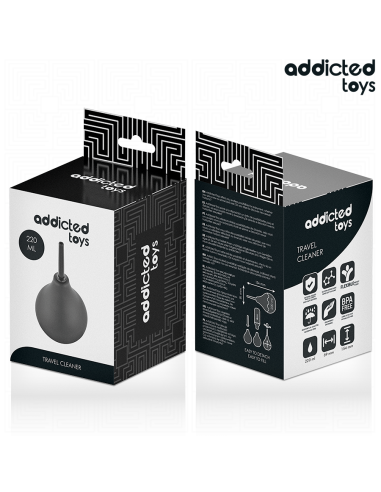 ADDICTED TOYS - LIMPIADOR ANAL DE VIAJE TALLA L 220 ML