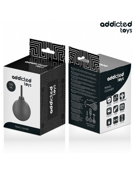 ADDICTED TOYS - LIMPIADOR ANAL DE VIAJE TALLA L 220 ML