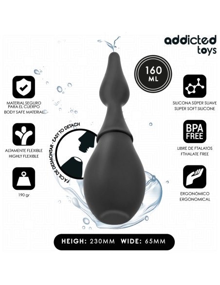 ADDICTED TOYS - LIMPIADOR DE VIAJE SILICONA MODELO 1