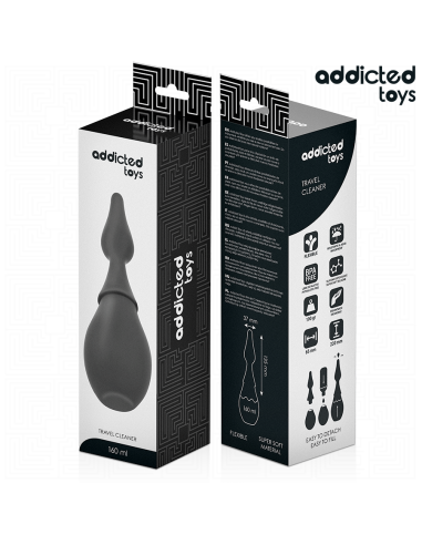 ADDICTED TOYS - LIMPIADOR DE VIAJE SILICONA MODELO 1