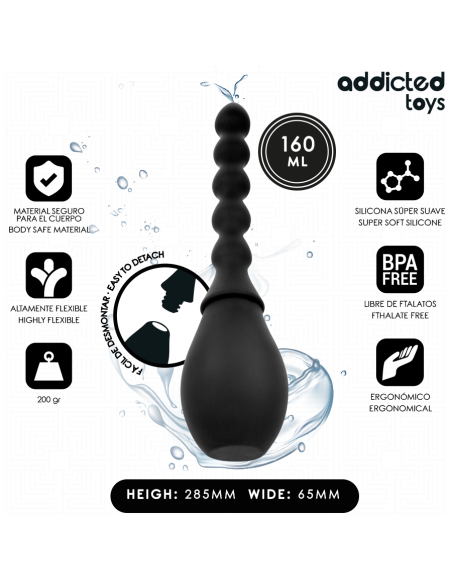 ADDICTED TOYS - LIMPIADOR DE VIAJE SILICONA MODELO 2