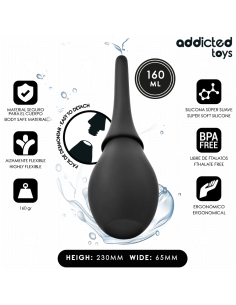 ADDICTED TOYS - LIMPIADOR DE VIAJE SILICONA MODELO 3