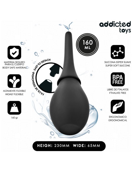 ADDICTED TOYS - LIMPIADOR DE VIAJE SILICONA MODELO 3