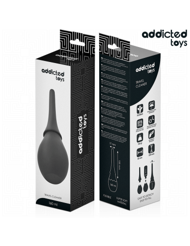 ADDICTED TOYS - LIMPIADOR DE VIAJE SILICONA MODELO 3