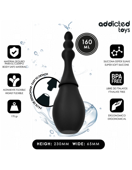 ADDICTED TOYS - LIMPIADOR DE VIAJE SILICONA MODELO 4