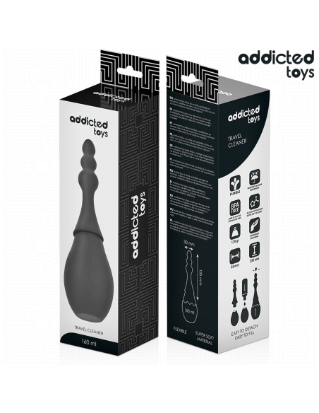 ADDICTED TOYS - LIMPIADOR DE VIAJE SILICONA MODELO 4