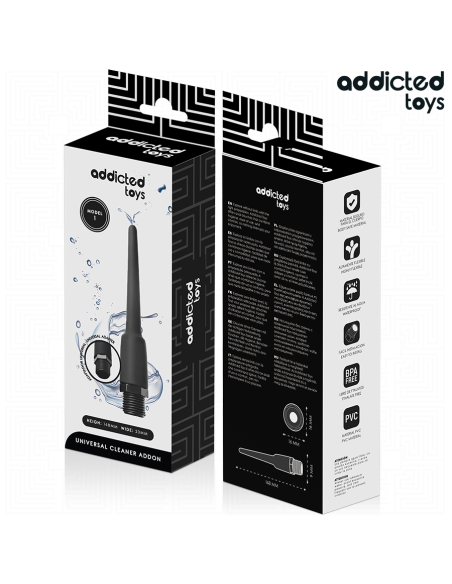ADDICTED TOYS - LIMPIADOR ANAL CON ADAPTADOR UNIVERSAL MODELO 1
