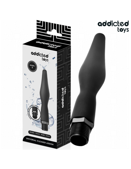 ADDICTED TOYS - LIMPIADOR ANAL CON ADAPTADOR UNIVERSAL MODELO 2