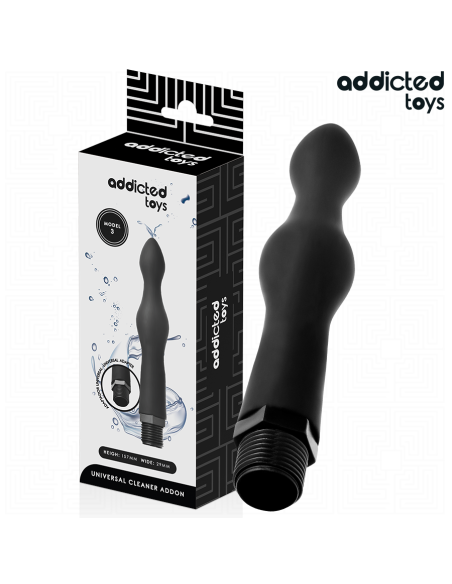 ADDICTED TOYS - LIMPIADOR ANAL CON ADAPTADOR UNIVERSAL MODELO 3