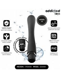 ADDICTED TOYS - LIMPIADOR ANAL CON ADAPTADOR UNIVERSAL MODELO 4