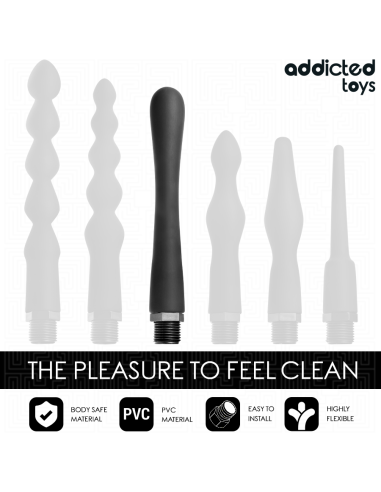ADDICTED TOYS - LIMPIADOR ANAL CON ADAPTADOR UNIVERSAL MODELO 4