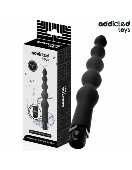 ADDICTED TOYS - LIMPIADOR ANAL CON ADAPTADOR UNIVERSAL MODELO 5