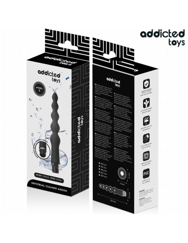 ADDICTED TOYS - LIMPIADOR ANAL CON ADAPTADOR UNIVERSAL MODELO 5