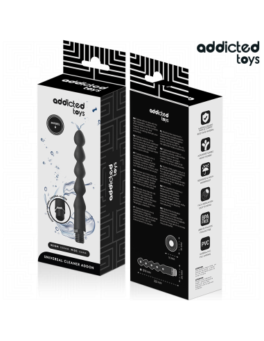 ADDICTED TOYS - LIMPIADOR ANAL CON ADAPTADOR UNIVERSAL MODELO 6