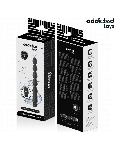 ADDICTED TOYS - LIMPIADOR ANAL CON ADAPTADOR UNIVERSAL MODELO 6