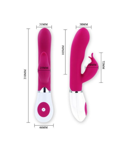 PRETTY LOVE - FLIRTATION FELIX Vibrador Con Estimulador | SexPlace.MX
