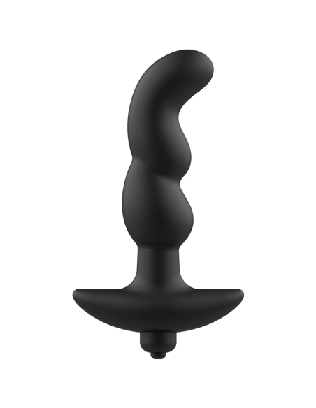 ADDICTED TOYS - MASAJEADOR ANAL CON VIBRACIÓN NEGRO MODELO 2