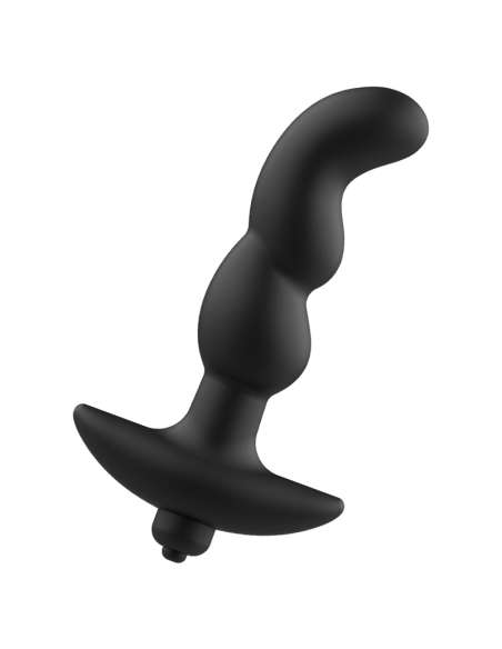ADDICTED TOYS - MASAJEADOR ANAL CON VIBRACIÓN NEGRO MODELO 2