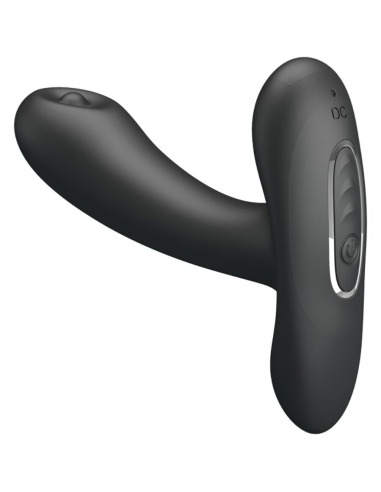 PRETTY LOVE - REMINGTON MASAJEADOR VIBRADOR ANAL Y VAGINAL NEGRO