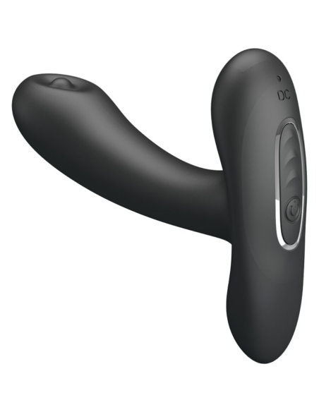 PRETTY LOVE - REMINGTON MASAJEADOR VIBRADOR ANAL Y VAGINAL NEGRO