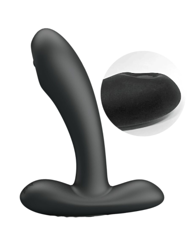 PRETTY LOVE - REMINGTON MASAJEADOR VIBRADOR ANAL Y VAGINAL NEGRO