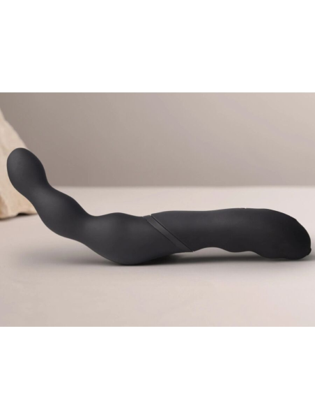 ROCKS- OFF - ADAPT VIBRADOR PROSTÁTICO Y ANAL NEGRO