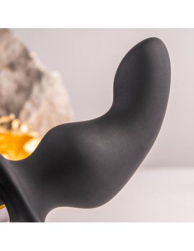 ROCKS- OFF - RO- ZEN RRO PLUG ANAL CON ANILLO VIBRADOR PARA EL PENE NEGRO
