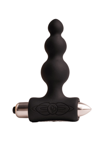 ROCKS- OFF - PETITE SENSATIONS BUBBLES PLUG ANAL VIBRADOR NEGRO