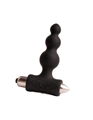 ROCKS- OFF - PETITE SENSATIONS BUBBLES PLUG ANAL VIBRADOR NEGRO