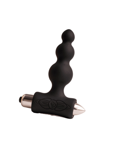 ROCKS- OFF - PETITE SENSATIONS BUBBLES PLUG ANAL VIBRADOR NEGRO