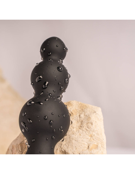 ROCKS- OFF - PETITE SENSATIONS BUBBLES PLUG ANAL VIBRADOR NEGRO