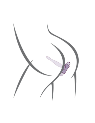 ROCKS- OFF - PETITE SENSATIONS TEAZER PLUG ANAL VIBRADOR NEGRO