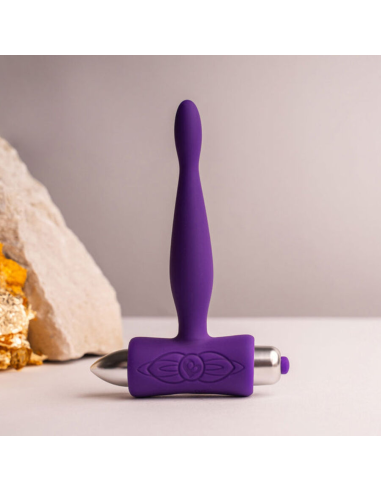 ROCKS- OFF - PETITE SENSATIONS TEAZER PLUG ANAL VIBRADOR MORADO