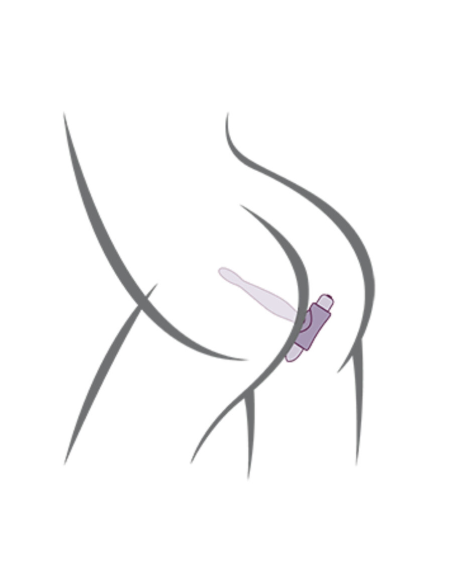 ROCKS- OFF - PETITE SENSATIONS TEAZER PLUG ANAL VIBRADOR MORADO