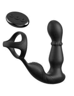 ANAL FANTASY ELITE COLLECTION - ANILLO Y MASAJEADOR ANAL VIBRADOR CON CONTROL REMOTO