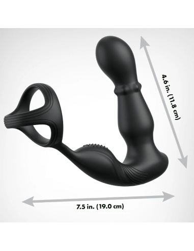 ANAL FANTASY ELITE COLLECTION - ANILLO Y MASAJEADOR ANAL VIBRADOR CON CONTROL REMOTO