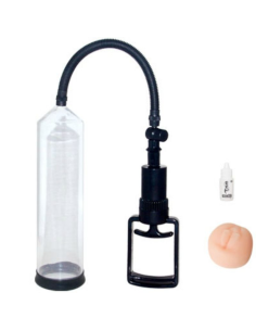 BAILE - BOMBA DE ERECCION TIRADOR Y BOQUILLA VAGINA 20 CM