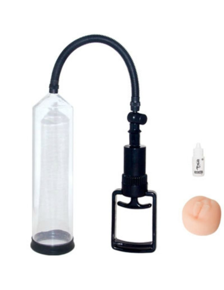 BAILE - BOMBA DE ERECCION TIRADOR Y BOQUILLA VAGINA 20 CM
