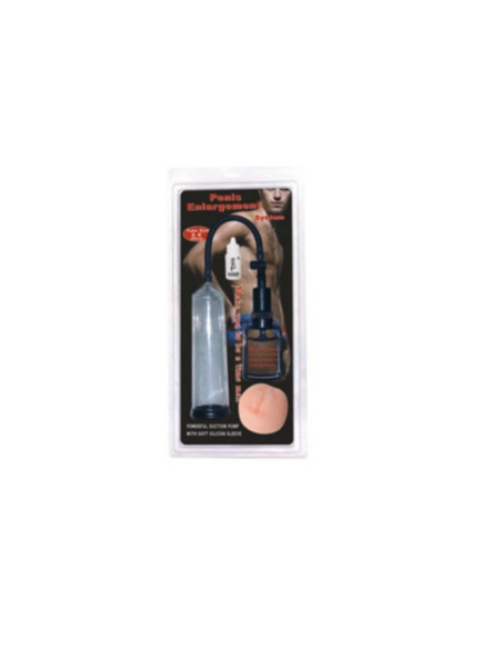 BAILE - BOMBA DE ERECCION TIRADOR Y BOQUILLA VAGINA 20 CM