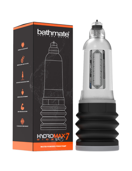 BATHMATE - HYDROMAX 7 WIDE BOY X30 TRANSPARENTE
