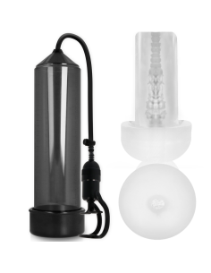 PUMP ADDICTED - BOMBA ERECCIÓN RX5 BLACK CON MASTURBADOR