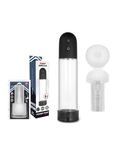 PUMP ADDICTED - BOMBA ERECCIÓN RX11 AUTOMÁTICA CON MASTURBADOR