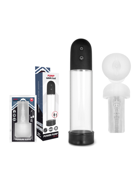PUMP ADDICTED - BOMBA ERECCIÓN RX11 AUTOMÁTICA CON MASTURBADOR